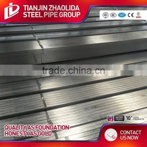 Zinc Coated 200 g - 500 g Hot Dipped Galvanized Square Hollow Section Pipe for Construction Use thumbnail-2