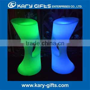 Used Led Bar Furniture, Rgb Color Illuminated Bar Chair Led Counter Height Stools thumbnail-3