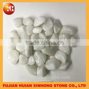 Snow White Pebbles Stone for Home and Garden Decoration thumbnail-4