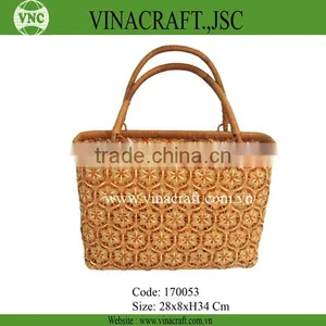 Shopping Handmade Bag With Fabric Inside for Women thumbnail-4