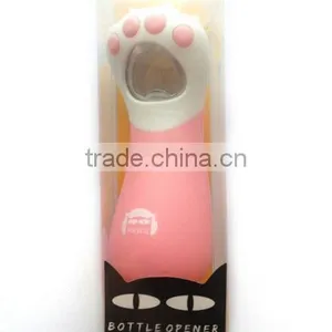 CY165 Beer Bottle Opener Cartoon Cat's Claw Shape Bottle Opener Necessary Kitchen Helper Bar Tools thumbnail-3