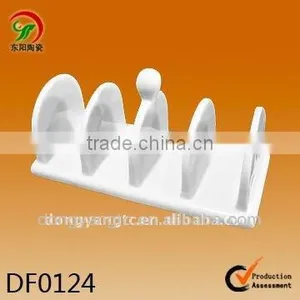 Factory Direct Wholesale White Ceramic Napkin Holder Design thumbnail-1