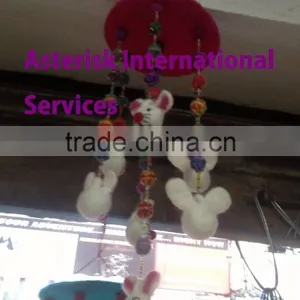 Rainbow Colour Felt Ball Garland thumbnail-5