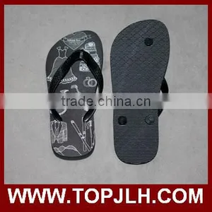 Hot New Promotional Products Logo Printed Beach Wear Flip Flops thumbnail-1