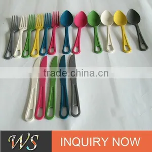 Eco Bamboo Fiber Flatware Set thumbnail-1