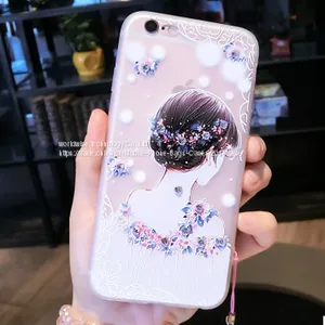New Design Soft Tpu Cell Phone Case Silicone Mobile Phone Cases for IPhone7/7Plus/6/6s/6plus/6splus Diamond Crystal Case thumbnail-4