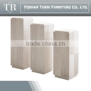 Hot Sale Modern White Travertine Marble Stone Garden Pergola thumbnail-4