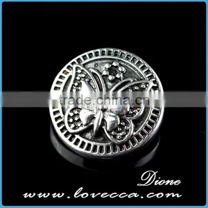 Metal Snaps Ring Button on Charm Interchangeable Leather Snap Button thumbnail-1
