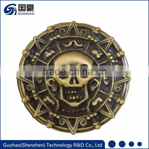 Custom Collection Ancient Coin Skull Medallion thumbnail-1