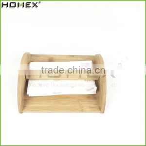 Bamboo Restaurant Tissue Holder/ Table Napkin Holder Homex-BSCI thumbnail-2
