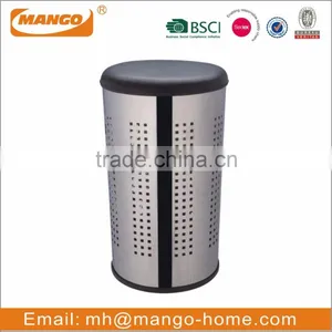 Cone Plastic Bottom Colorful Metal Laundry Bin thumbnail-4