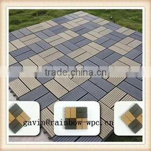 Waterproof WPC DIY Interlocking Floor Tiles, Factory Sales Floor Tiles, Cheap Wpc Floor Tiles thumbnail-1