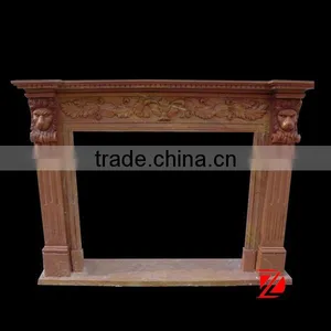 Natural Stone Cheap Fireplace Mantel thumbnail-1