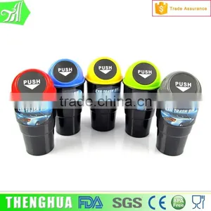 Eco-friendly Car Plastic Trash Bin Outdoor ABS Dustbin MINI Trash Can thumbnail-4
