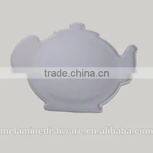Melamine White Kettle Shape Coffee Cup/Tea Mat thumbnail-1