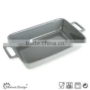 Ceramic Square Embossed Blue Bakeware thumbnail-3