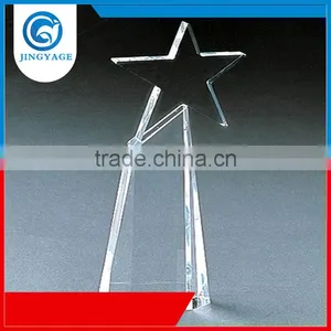 Jingyage Familiar in ODM Factory Factory Wholesale Replica Star Award Trophy Crystal True Star Award Star Crystal Plaque Gifts thumbnail-1