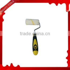 White Nitrile Blends Rubber Handle Galvanized Rod Bracket Mini Paint Roller thumbnail-4