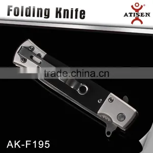 4" Pocket Knife 3Cr13 Blade G10 Handle Camping Knife Tools thumbnail-3
