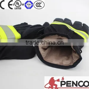 Cold Hand Protection Traffic Sign Screw Cuffs Palm Leather Fire Retardant City Operator Riding Night Reflective Gloves thumbnail-2