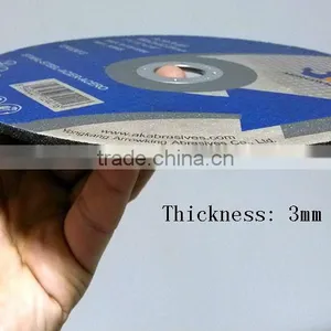 7" 180x3x22.2mm Flat Resin Bonded Reinforced Metal Cutting Disc thumbnail-3