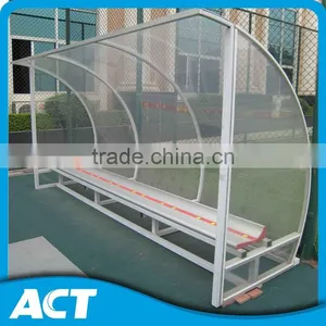 Moveable Football Dugout With Branding for Home and Away Team thumbnail-1