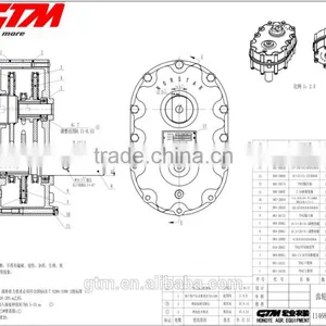 10:1 Ratio Gearbox for Chain Transmission thumbnail-6