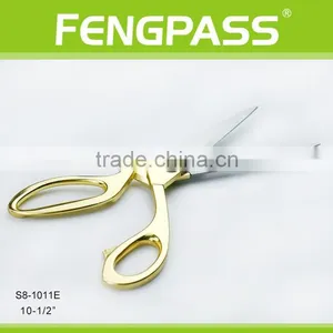 S8-1011E 10.5 Inch Stainless Steel Blades With Zinc Alloy Handle Scissors For Cutting Fabric thumbnail-3