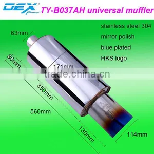 Racing Spare Part Exhaust System Universal Muffler Performance thumbnail-2