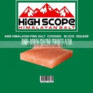 HIMALAYAN PINK SALT COOKING BLOCK SIZE 8X8X2 INCHES thumbnail-1