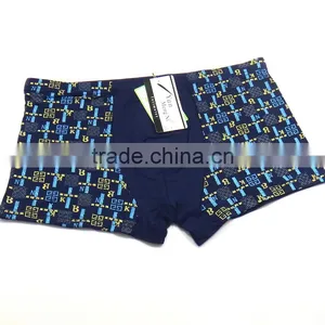 Fancy Printing Strong Men Shorts Bamboo Fiber Men Boxers Wholesale Men Boyshorts thumbnail-5