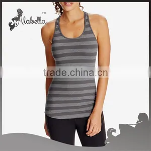 Stripy Underwear Seamless Bow Back Tank Top thumbnail-3