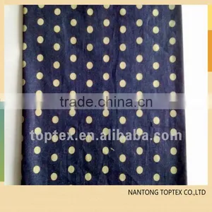 100% Cotton Discharge Print Denim Fabric for Jeans thumbnail-1