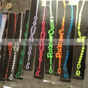 Heart Lock and Key Lace Bracelet Cheap Lace Bracelets Custom Design Lace Bracelet Woven Lace Bracelet thumbnail-6