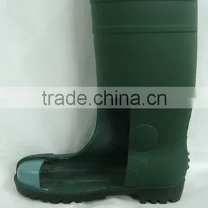Custom PVC Break Resistance Steel Toe Boots For Chemical Industry thumbnail-4