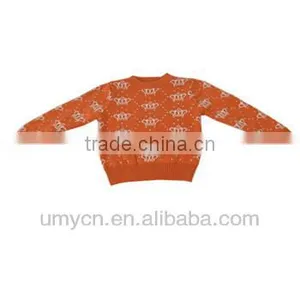 2014 New Girl's Allover Jacquard Pullover Sweater thumbnail-1