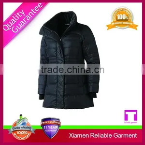 Custom Wholesale Woman Fur Winter Coat Custom Nylon Jackets OEM Service thumbnail-6
