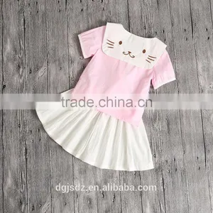 2017 New Arrival Children Home Wear Clothes Mini Wear Baby Girls Sets thumbnail-5