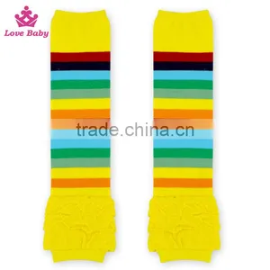 Newest Fashion Cotton Leg Warmer Kid Stripes Knitting Leg Warmer Socks thumbnail-5