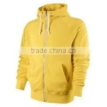 Men's Full Zip Fleece Hoodie, Sweatshirts,White Hooded Sweater, Kangaroo Pocket Hoodie thumbnail-1