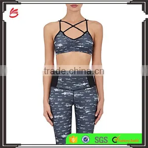 Wholesale Custom Womens Sexy Yoga Sports Wear Legging Running Fitness Gym Soft Top Trousers Wear thumbnail-1