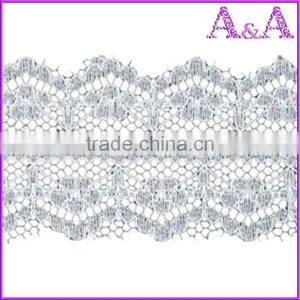African 100% Polyester 3 Wide Decorative Cotton Lace Trim Wholesale thumbnail-3
