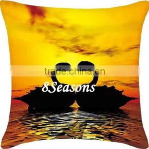 Multicolor Flower Pattern Square Throw Pillow 100% Cotton Handmade Cross Stitch Cushion Kits thumbnail-1