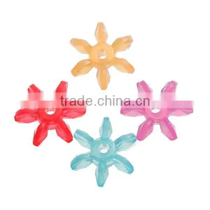 Hot Sale Christmas Snowflake At Random Acrylic Spacer Beads thumbnail-3