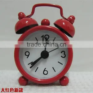 Lovely Mini Cartoon Dial Number Round Desktop Alarm Clock Clocks thumbnail-5