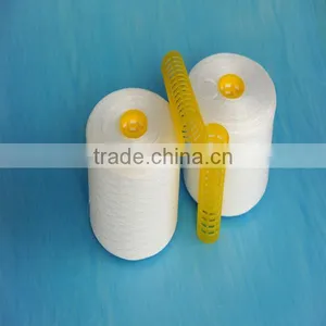 Raw White 100% Polyester Yarn for Sewing 50/3 thumbnail-1