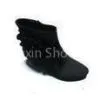 PU Upper / Lining Material Spring pu Ankle Boots, Ankle Shoe Boots With OEM Service thumbnail-1