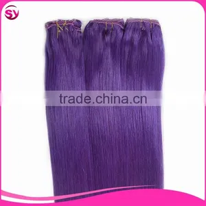 Wholesale Factory Price Long Afro Kinky Curly Clip In Hair Extensions Virgin Brazilian Clip In Curly Hair Extension thumbnail-6