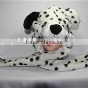 Dot Dog Plush Warm Hat Cartoon Animal Cap With Long Paws thumbnail-1