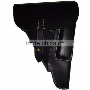 British .455 Webley Revolver Leather Holster LEFT HANDED thumbnail-1